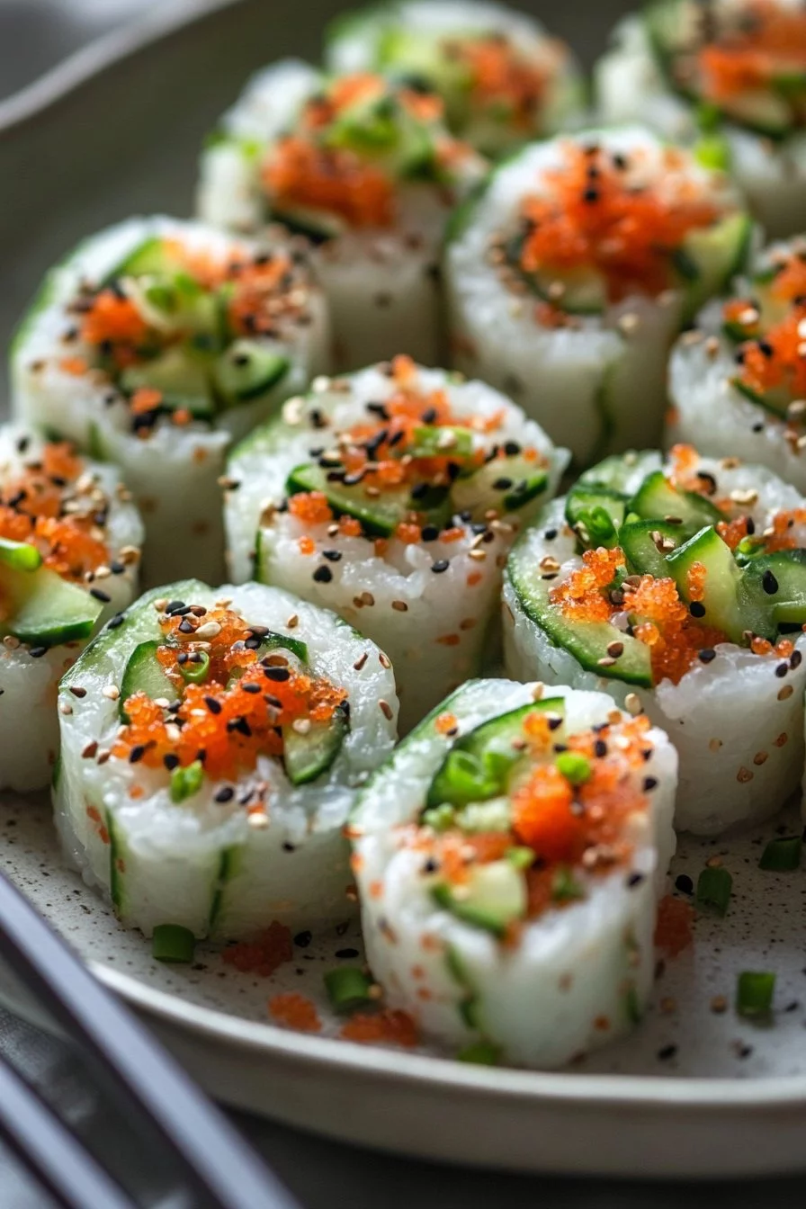 Gurken-Sushi-Salat