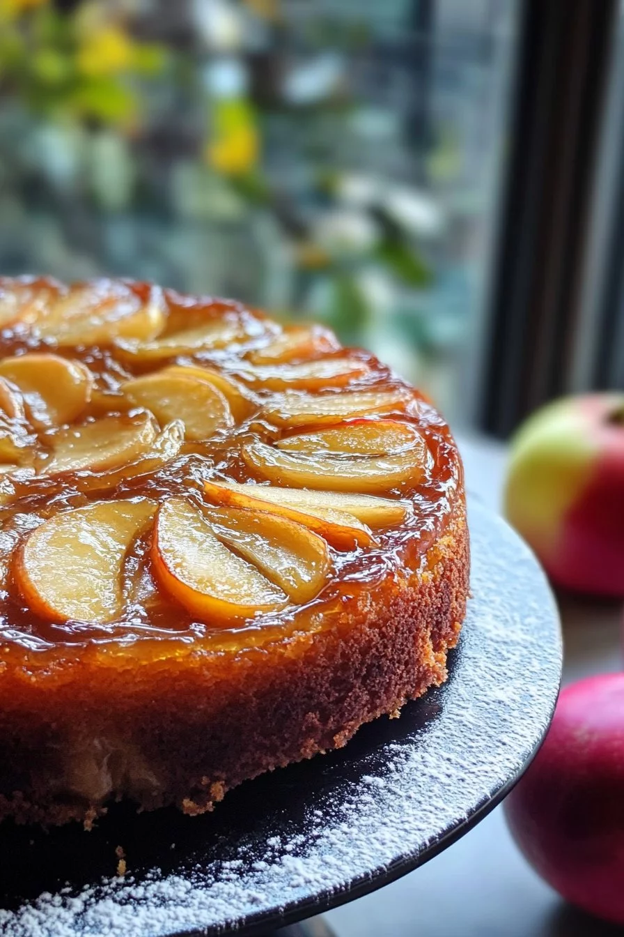 Umgekehrter Apfelkuchen