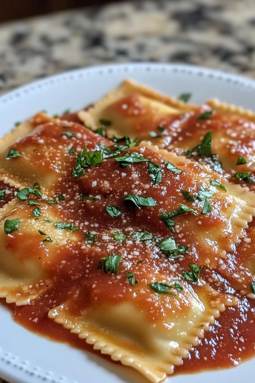 Soße für Ravioli