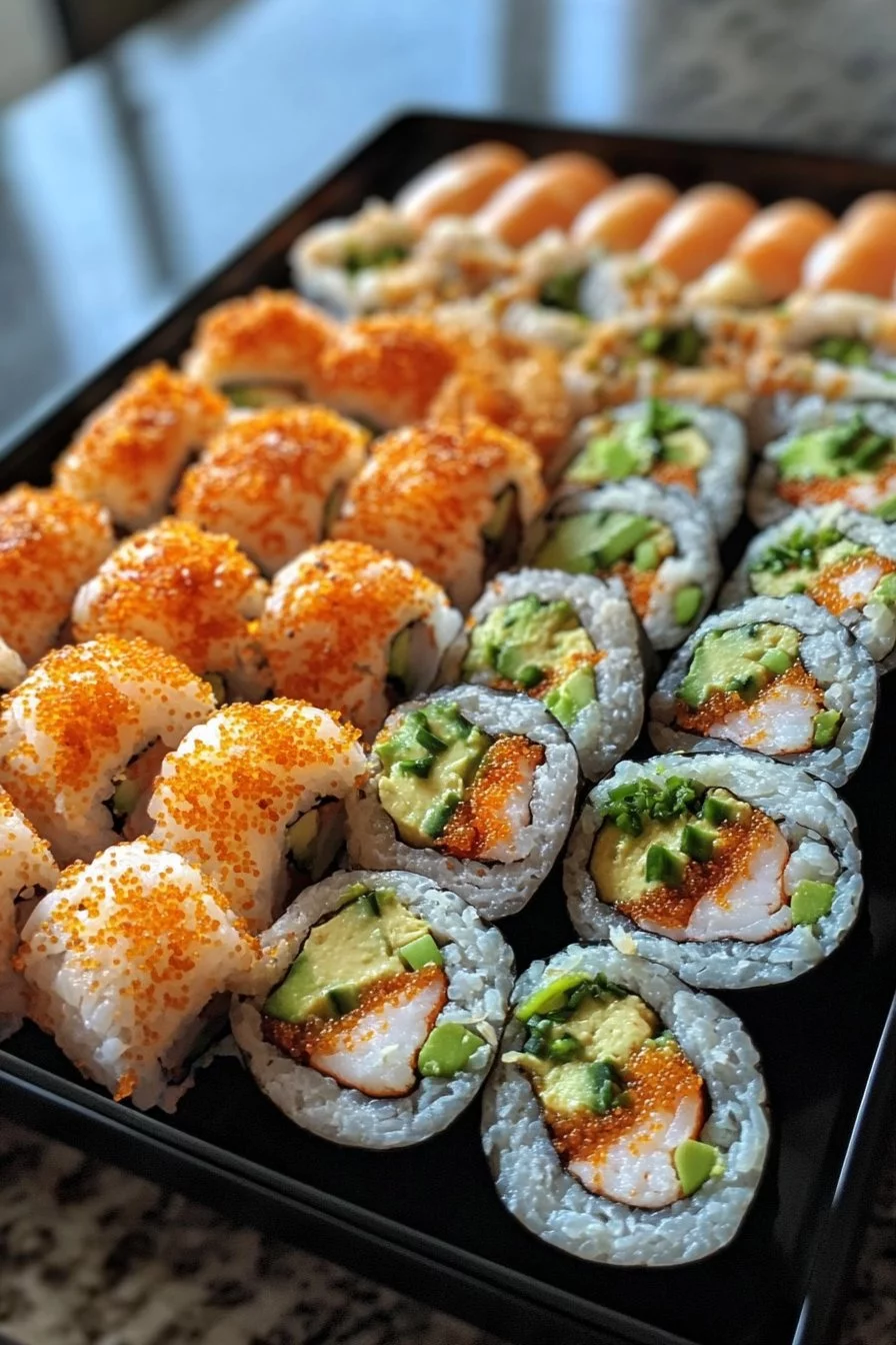 Knusprige California-Rollen