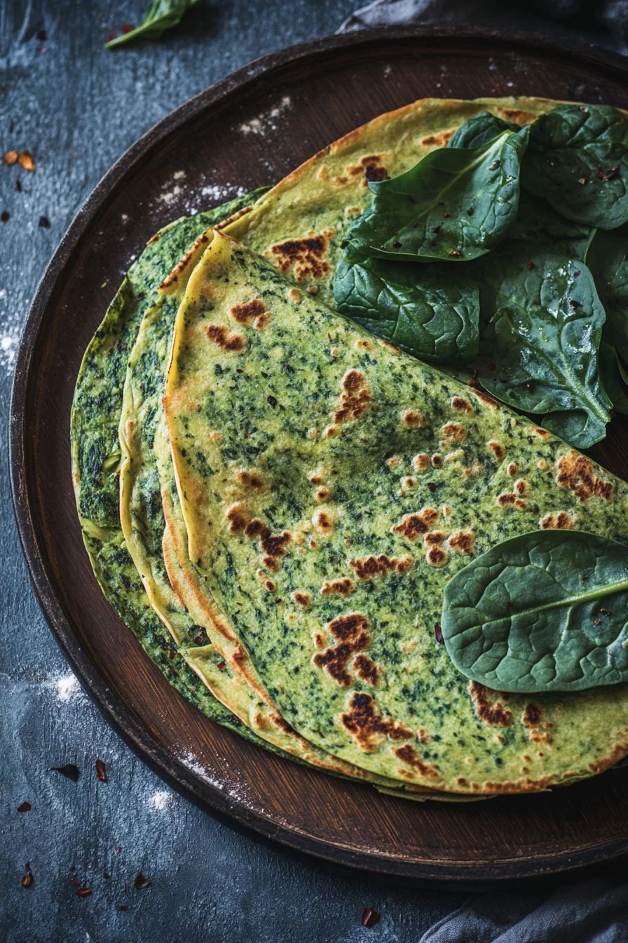 Spinat-Tortilla