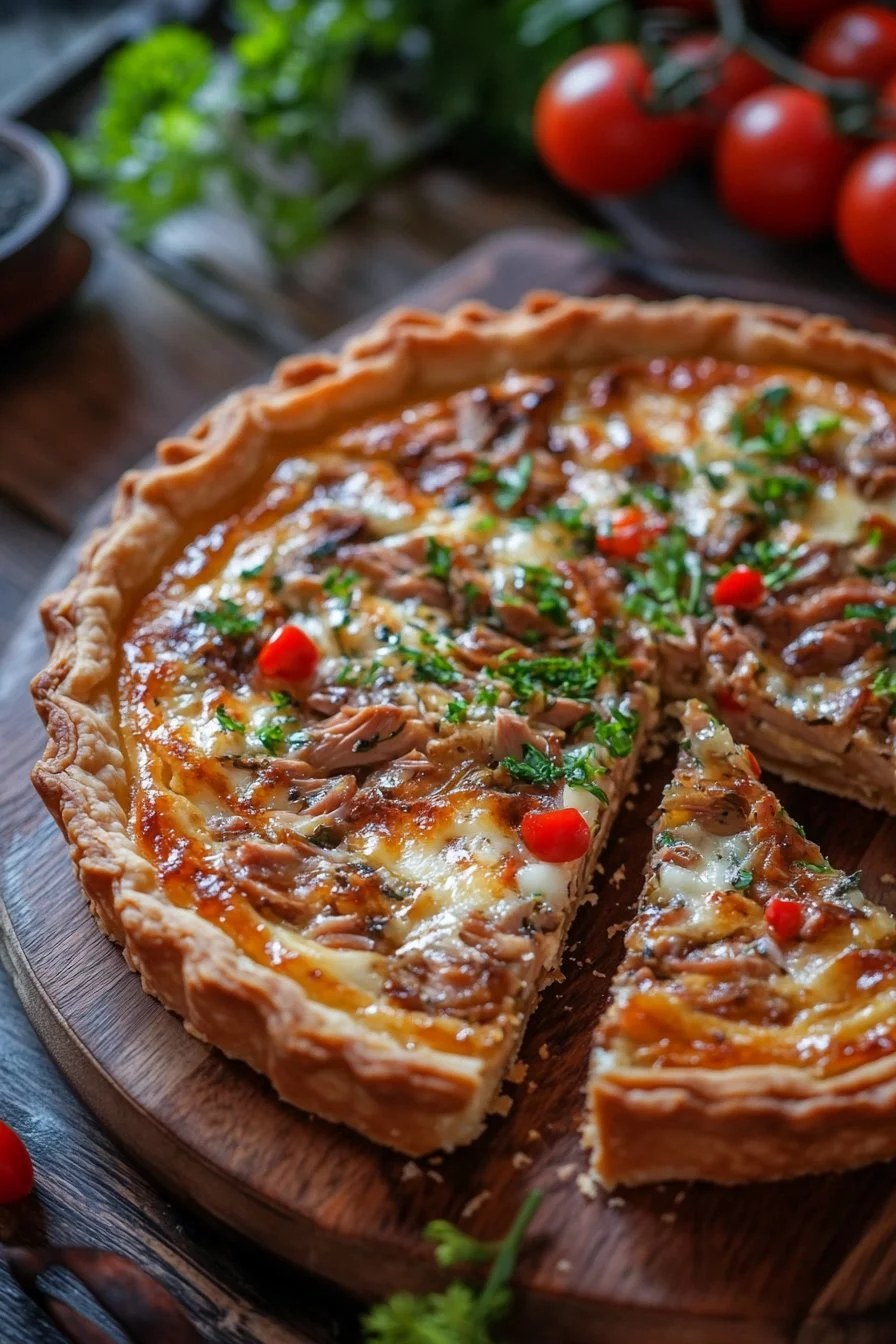 Thunfischsenf-Tarte