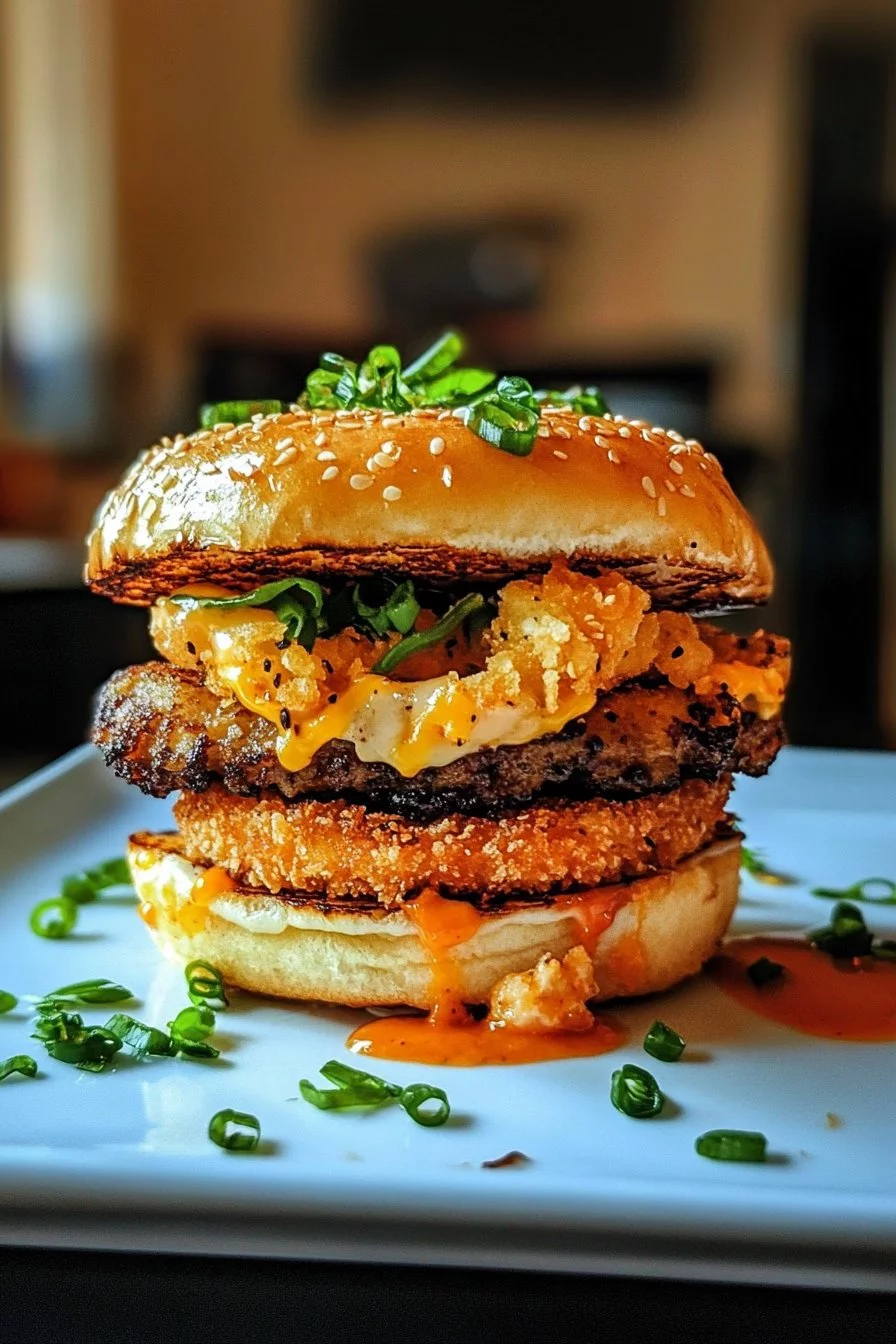 Frittierte Sushi-Burger