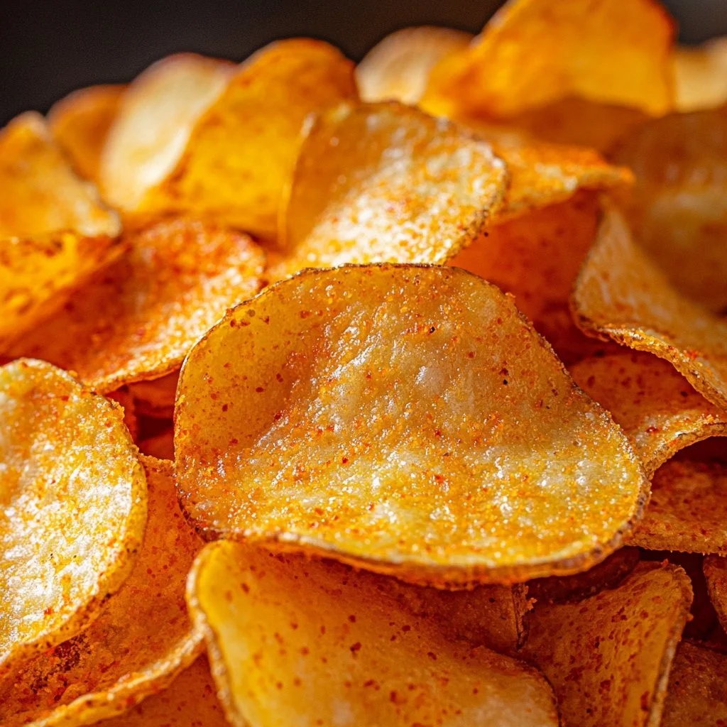 Hausgemachte Pommes Frites frisch zubereitet und serviert