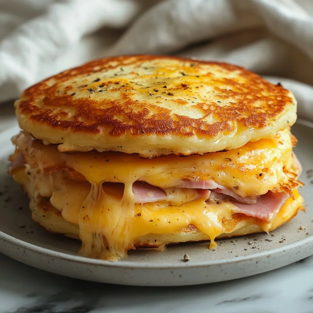 Panierte Sandwiches mit frischen Zutaten und knuspriger Panade