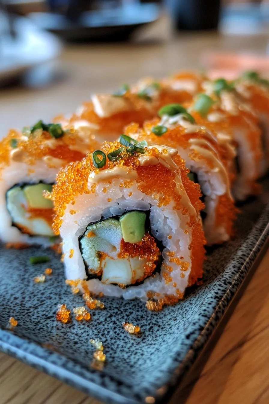 Knusprige Sushi-Rolle