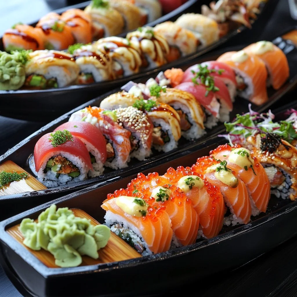 Sushi Boot - köstliche Sushi-Rollen und innovative japanische Gerichte