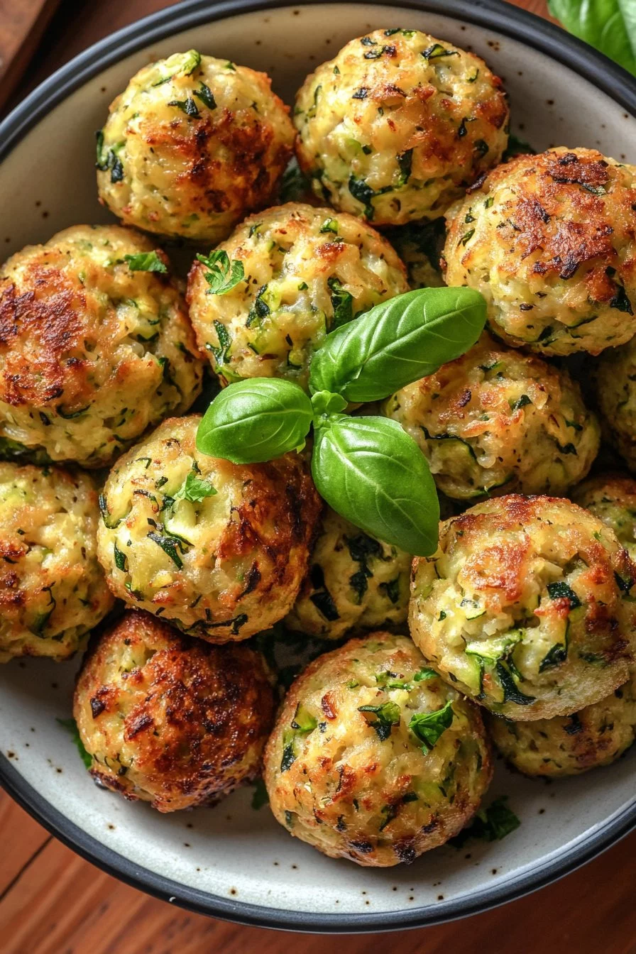 Zucchini-Bällchen