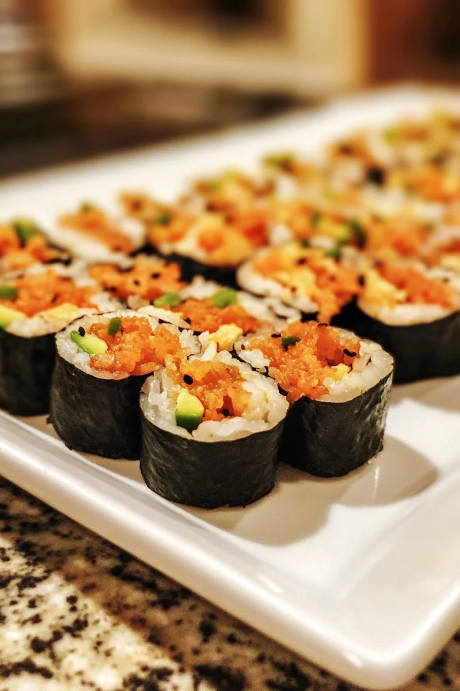Drachenröllchen: Einfaches Hausgemachtes Sushi in 30 Minuten