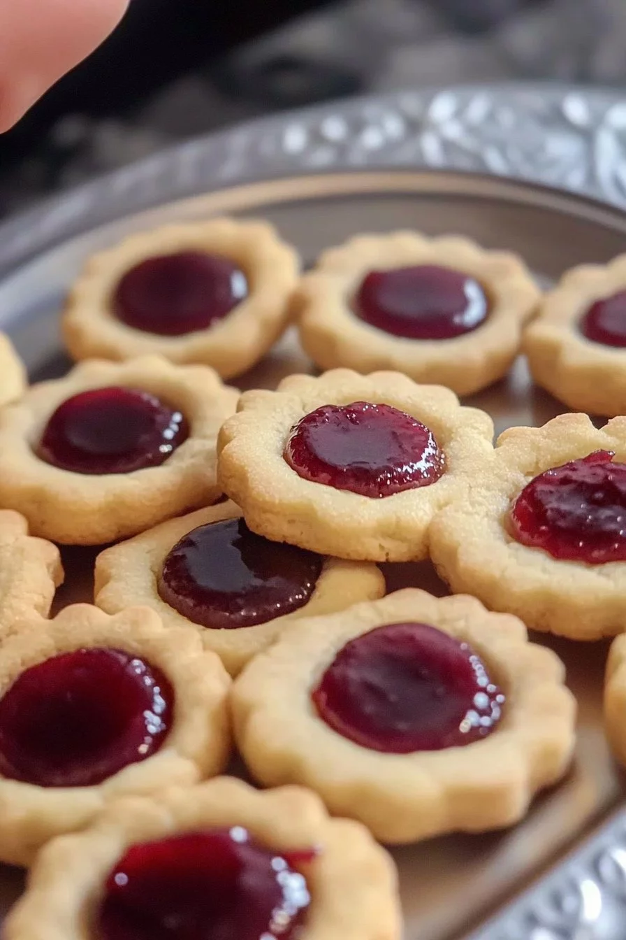 Gefüllte Kekse mit Marmelade