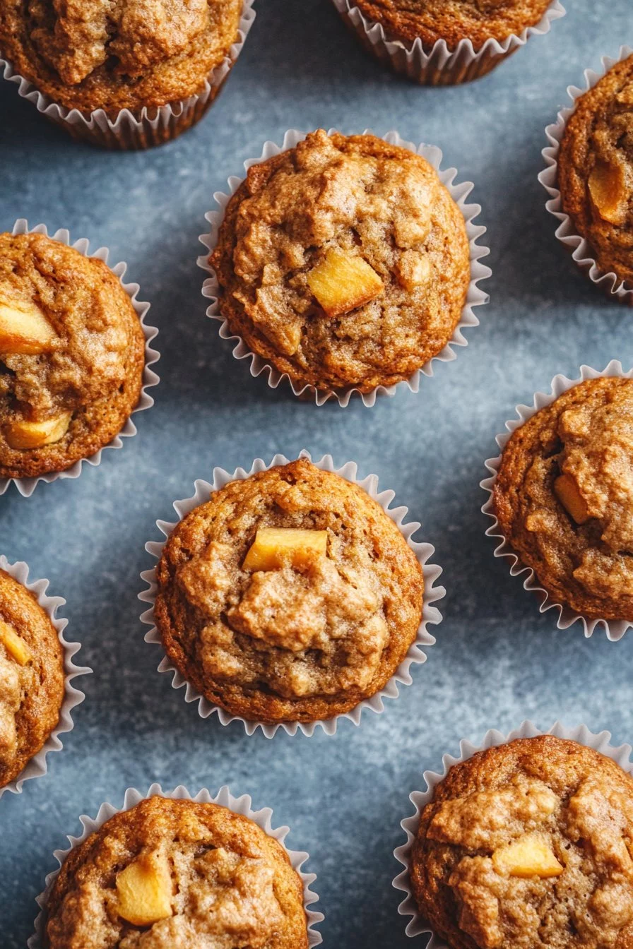 Vegane Muffins mit Karotte und Apfel
