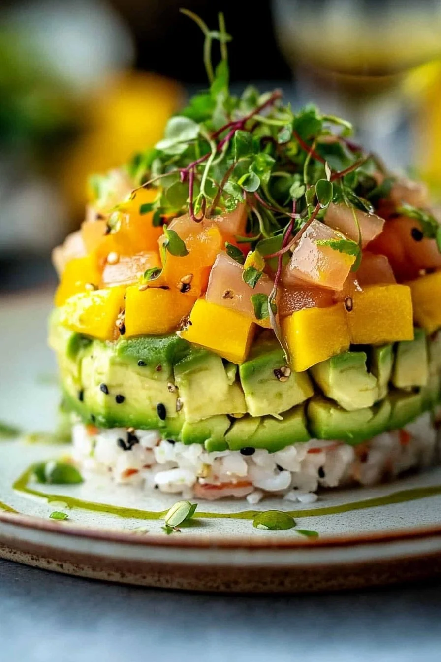 Avocado-Schichtteller