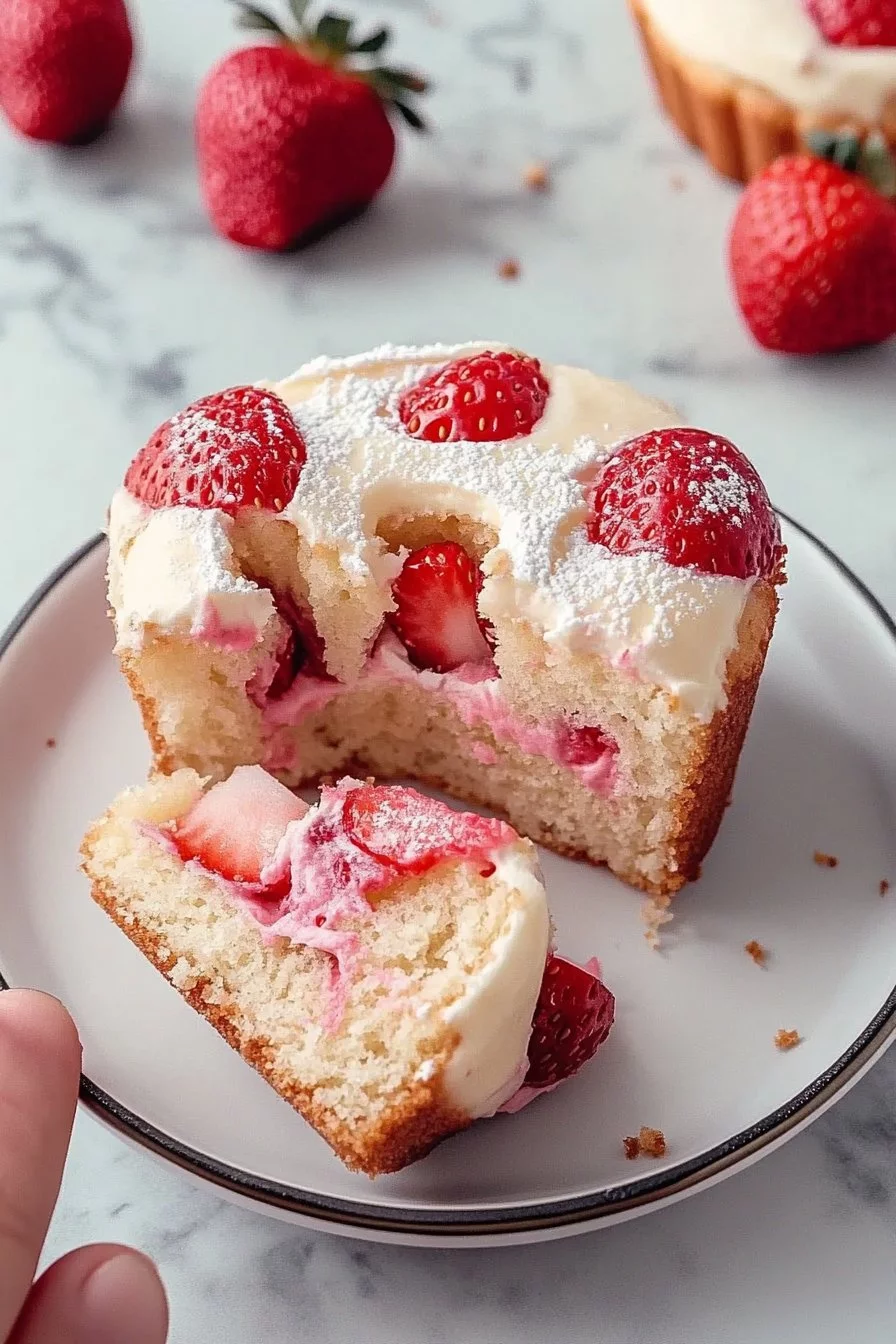 Erdbeerkuchen
