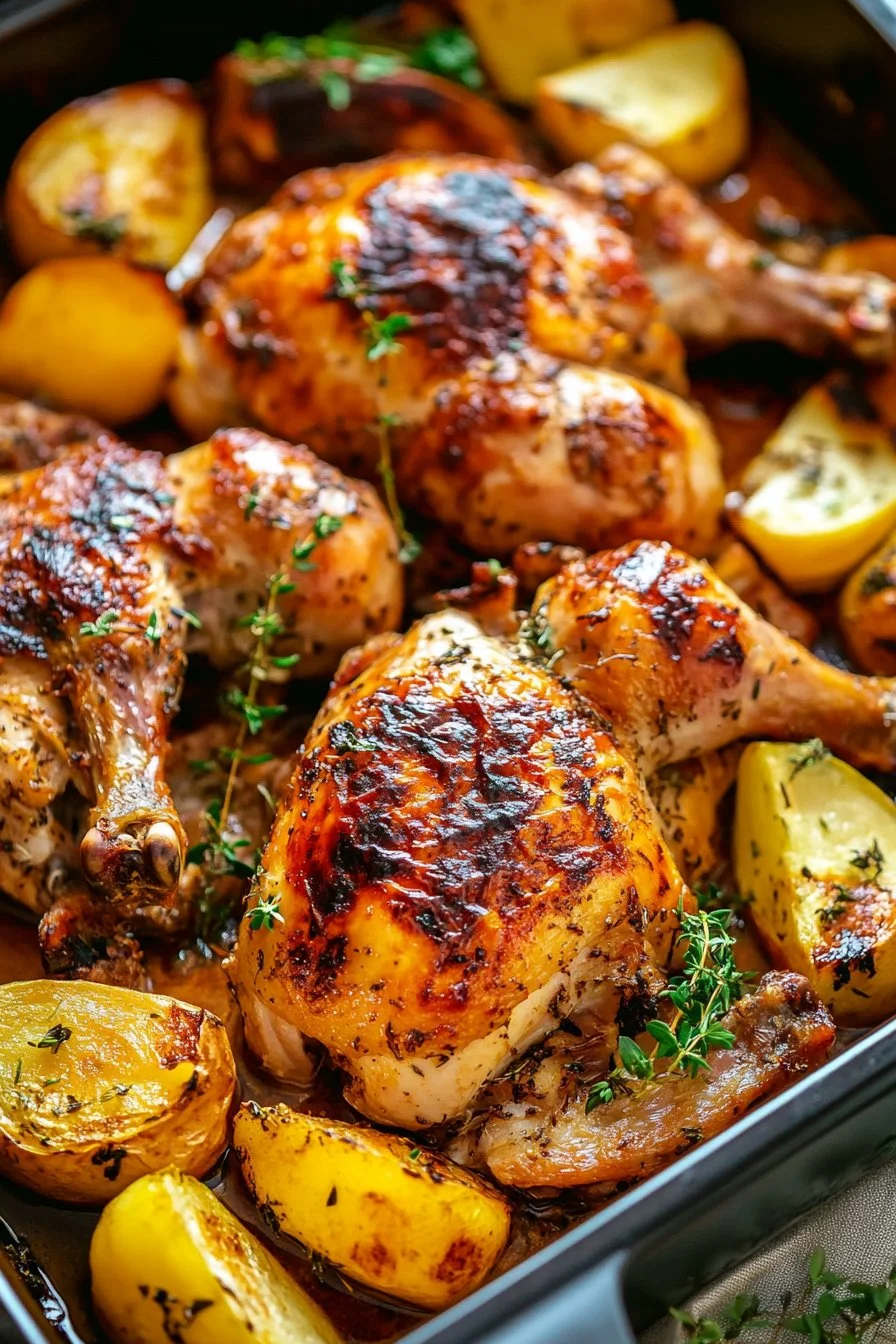 Ofen-Roast-Hähnchen