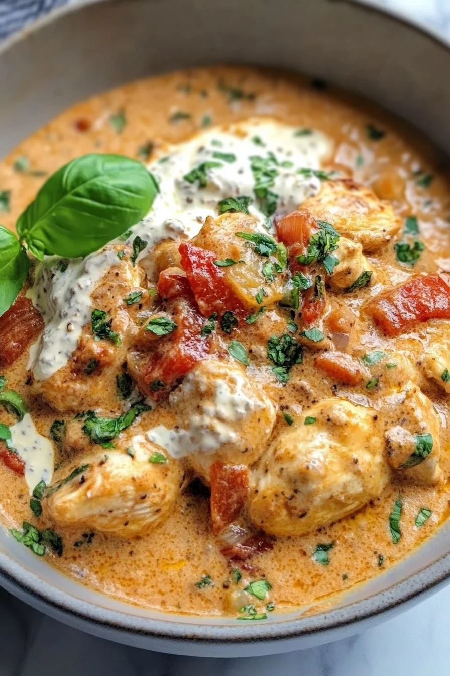 Hähnchen Toscana mit Sahne