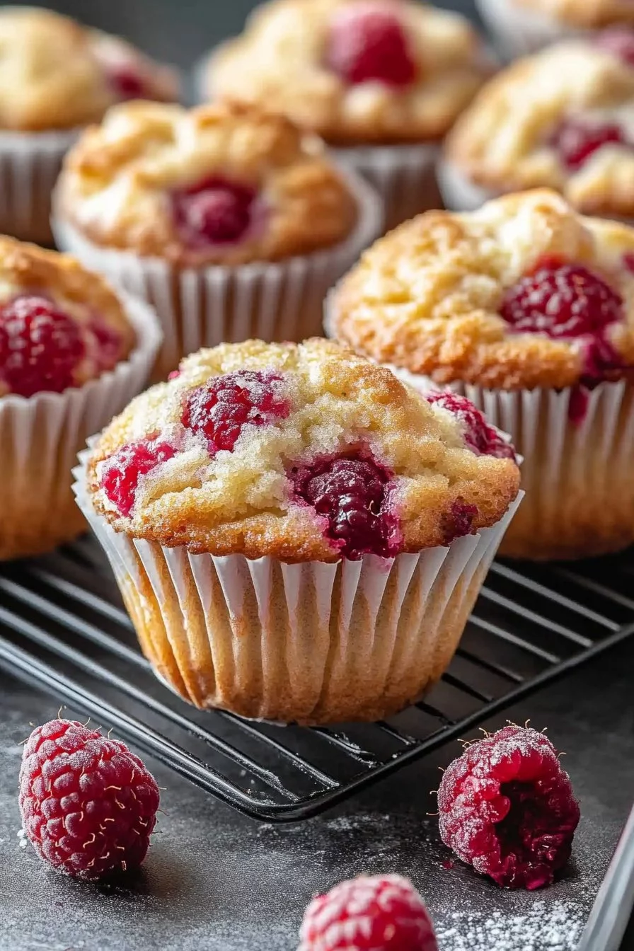Himbeer-Muffins mit Buttermilch