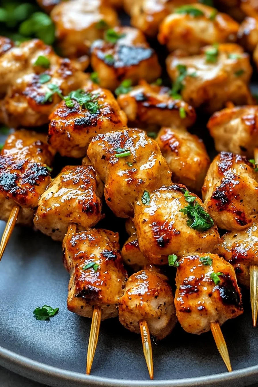 Bang Bang Hähnchen-Spieße