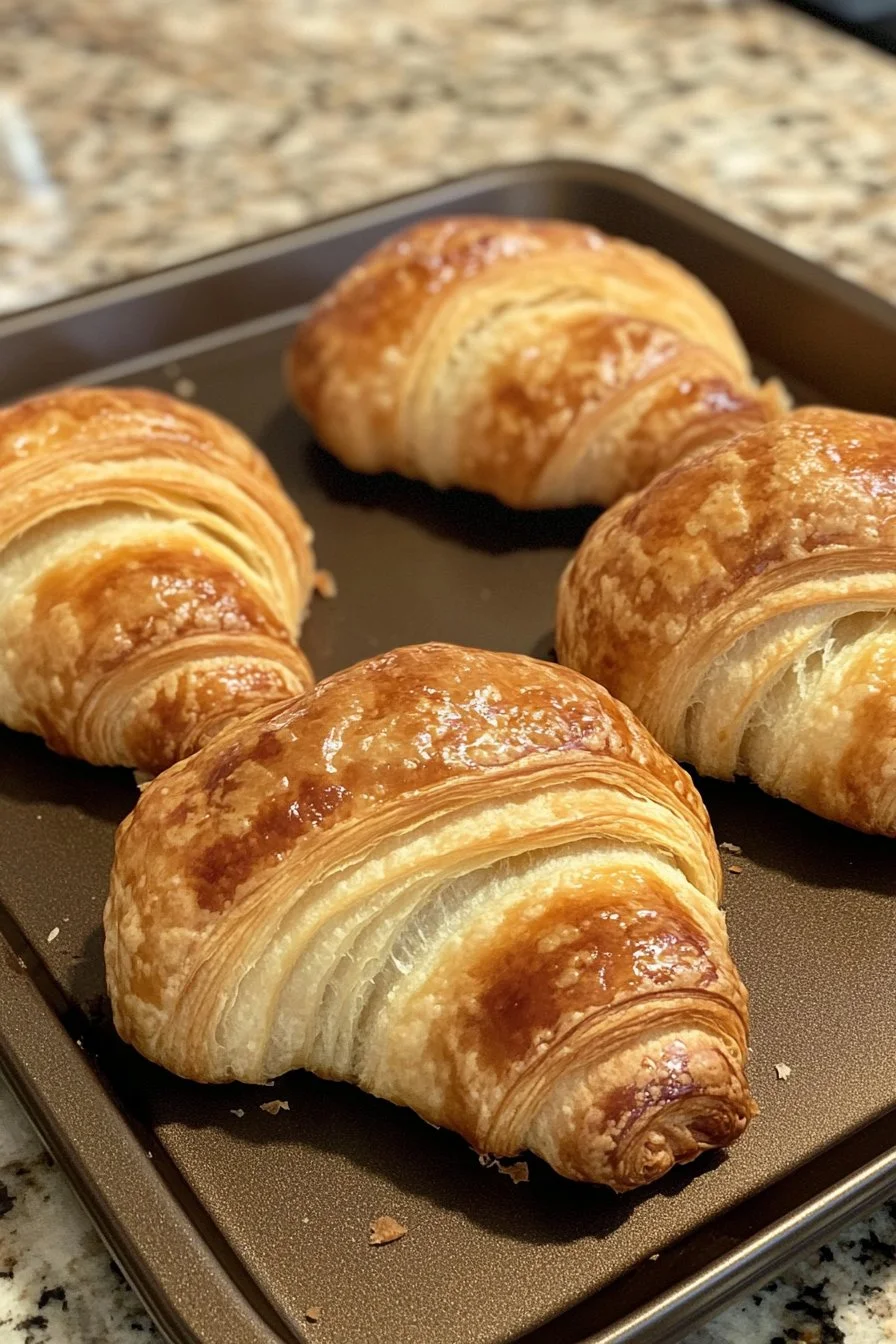 Hausgemachte Croissants