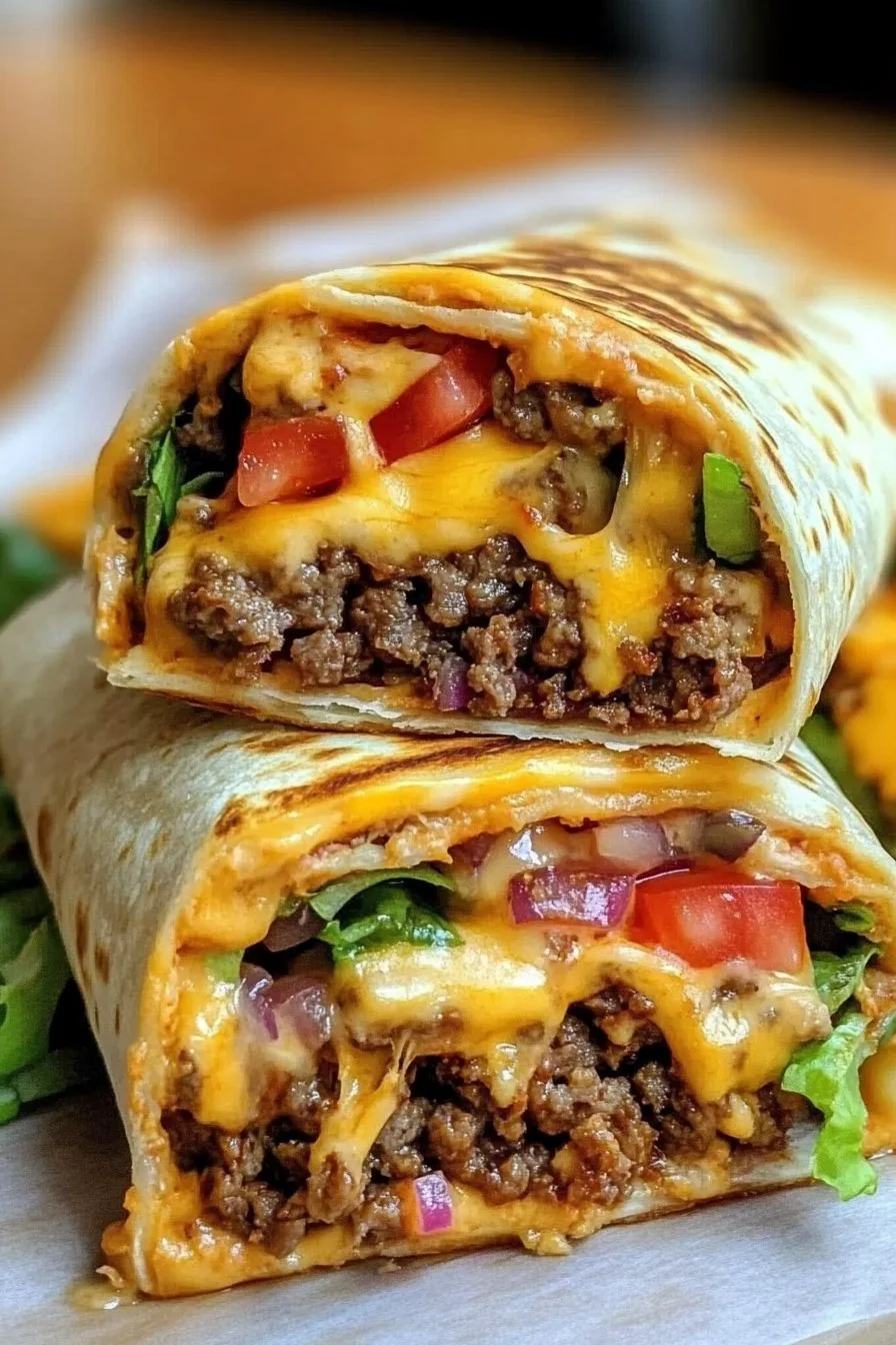 Weight Watchers Cheeseburger-Wrap