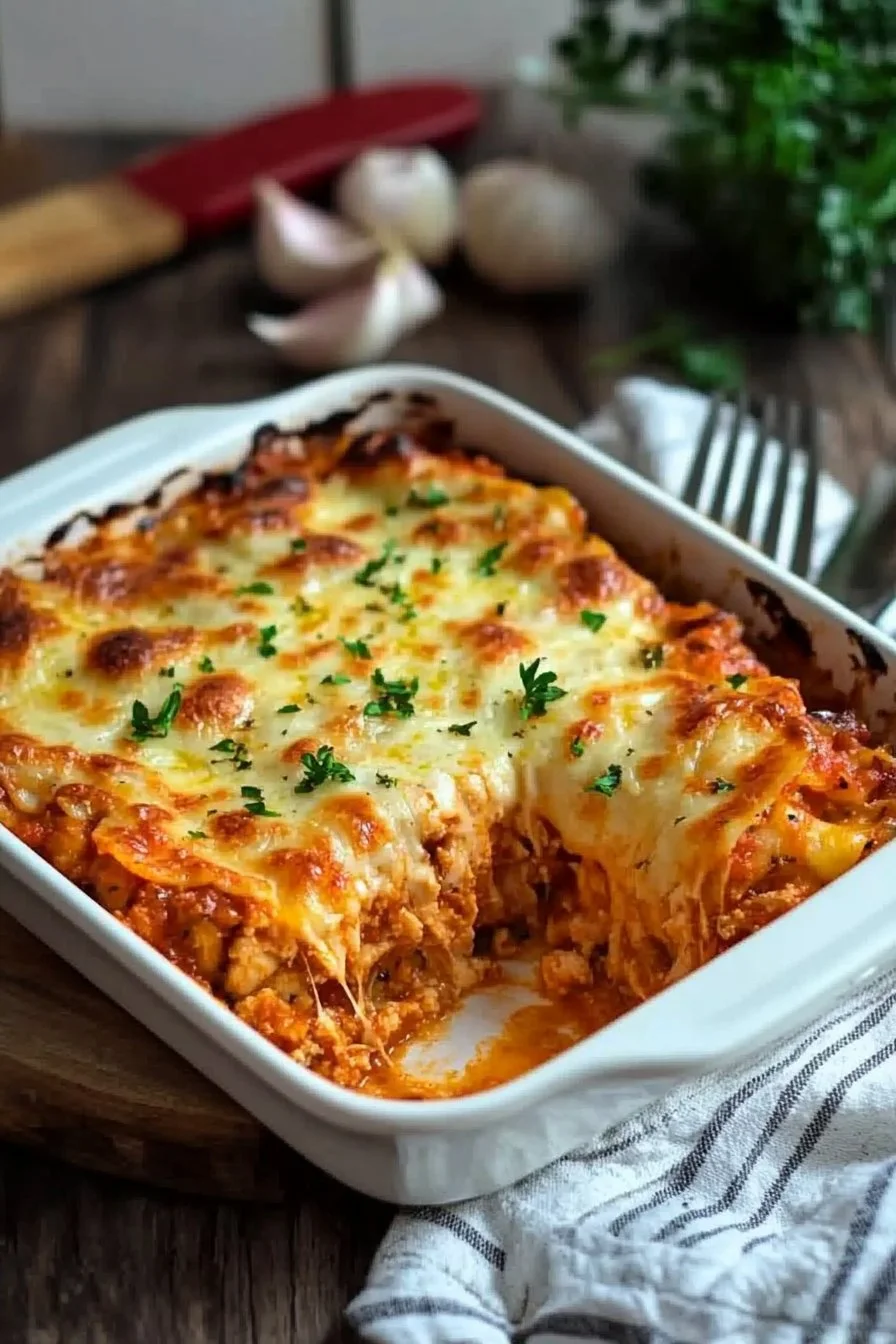 Sehr leckere und einfache Hähnchenlasagne