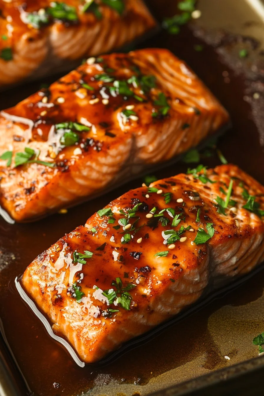 Einfache Marinade für Lachs