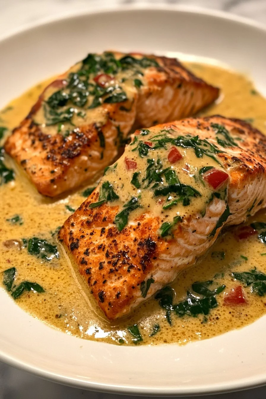 Cremiger toskanischer Lachs