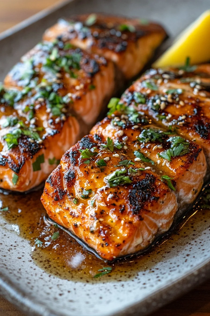 Lachs mit Misobutter