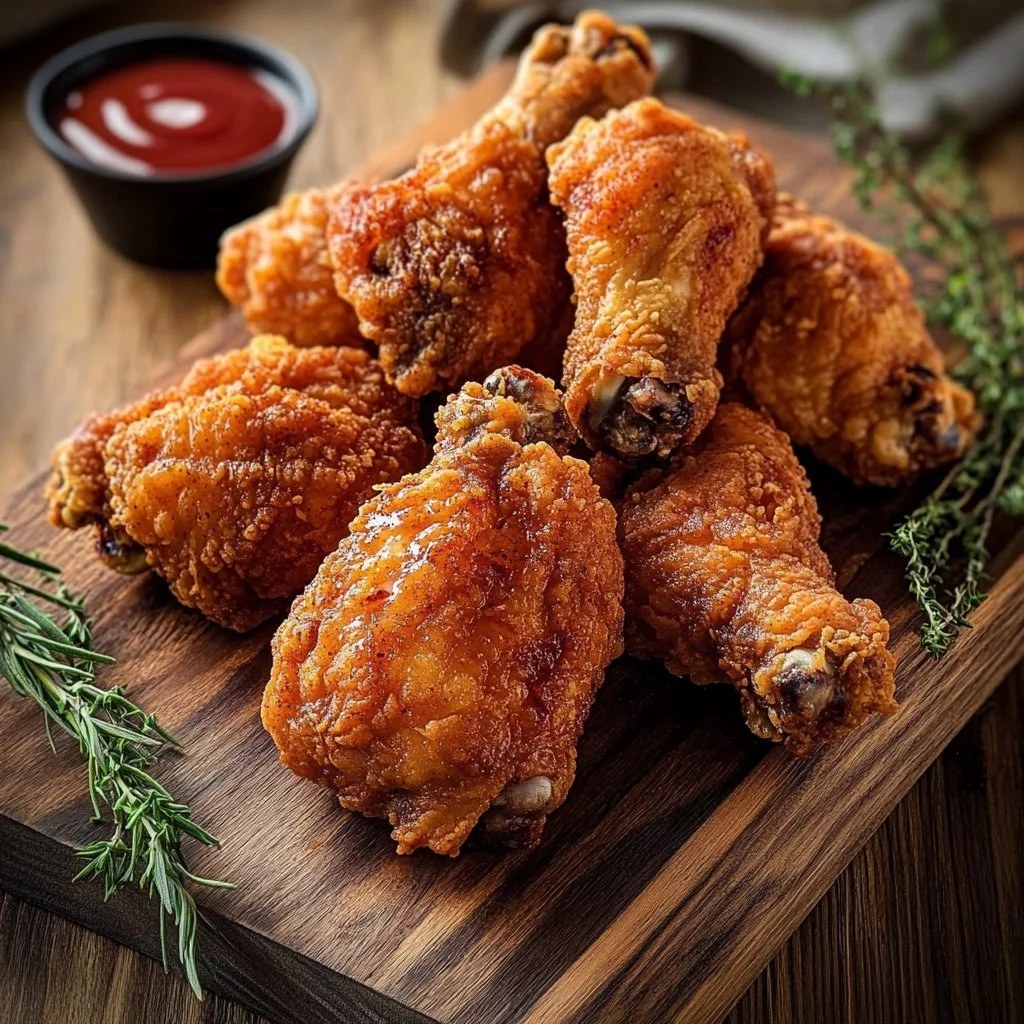 Frittierter Hähnchen, perfekt knusprig und lecker zubereitet.