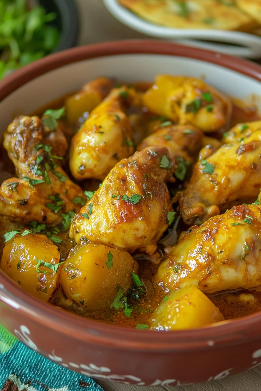 Hühnchen in Orangensauce