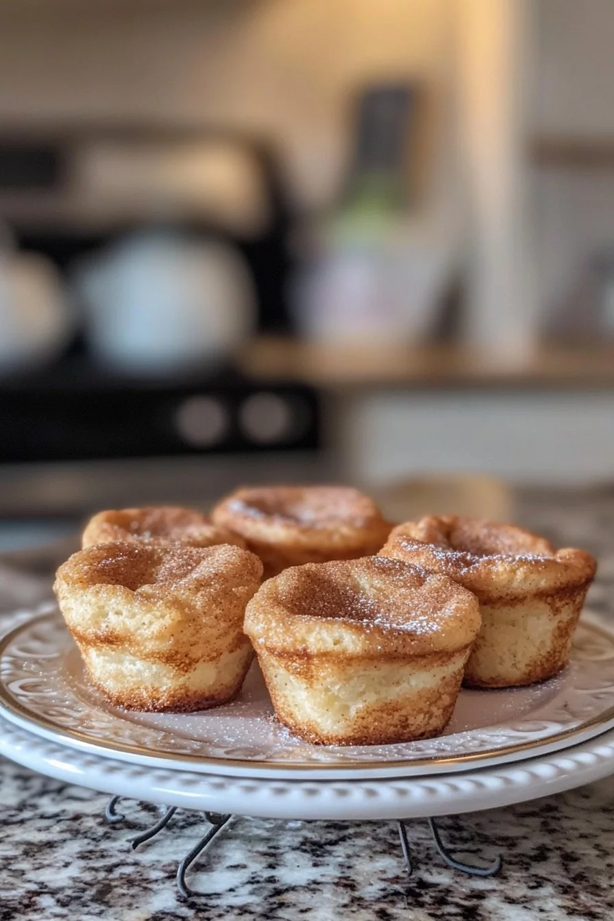 Französische Toast-Muffins mit Zimt und Zucker
