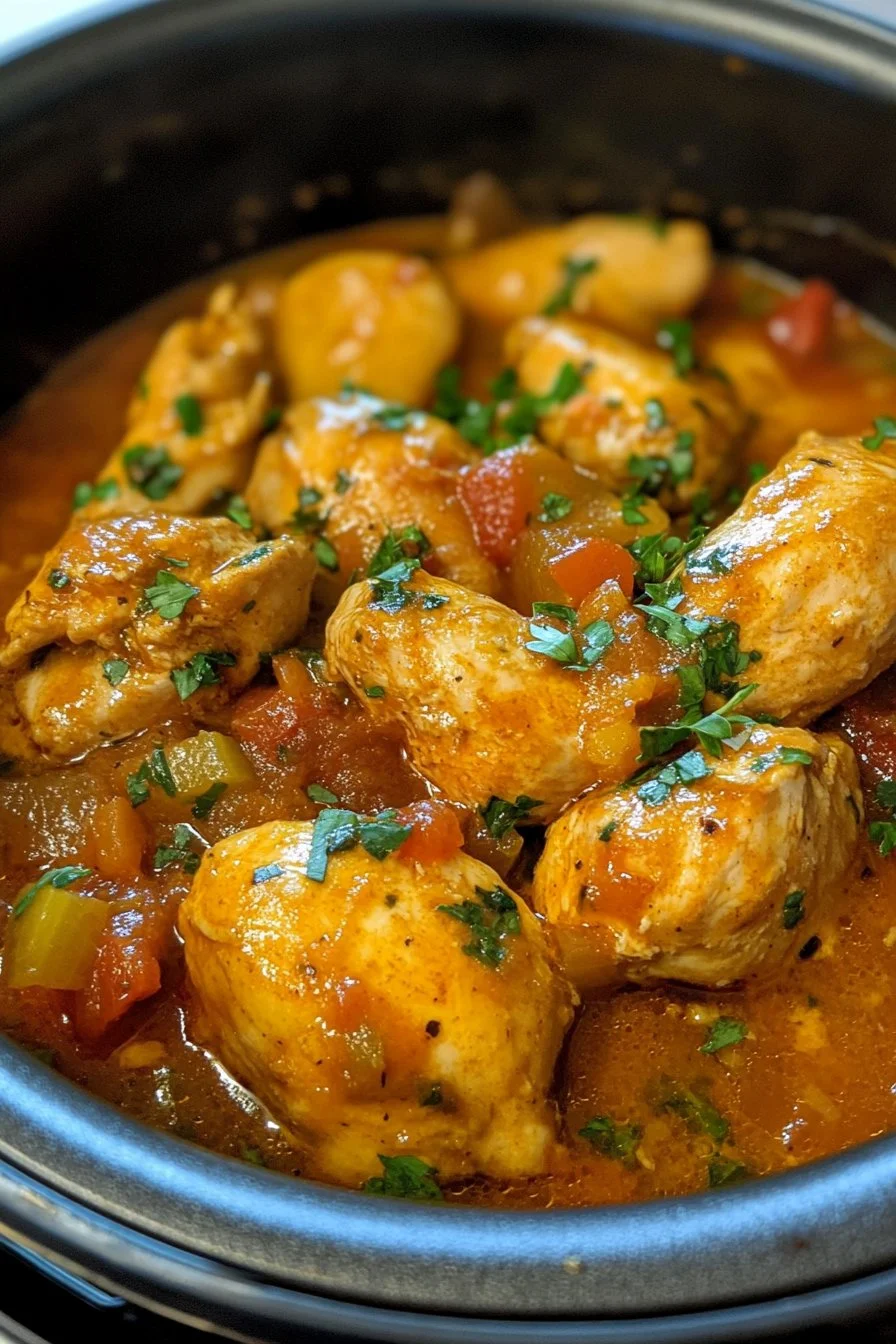 Hühnchen in einem Slow Cooker