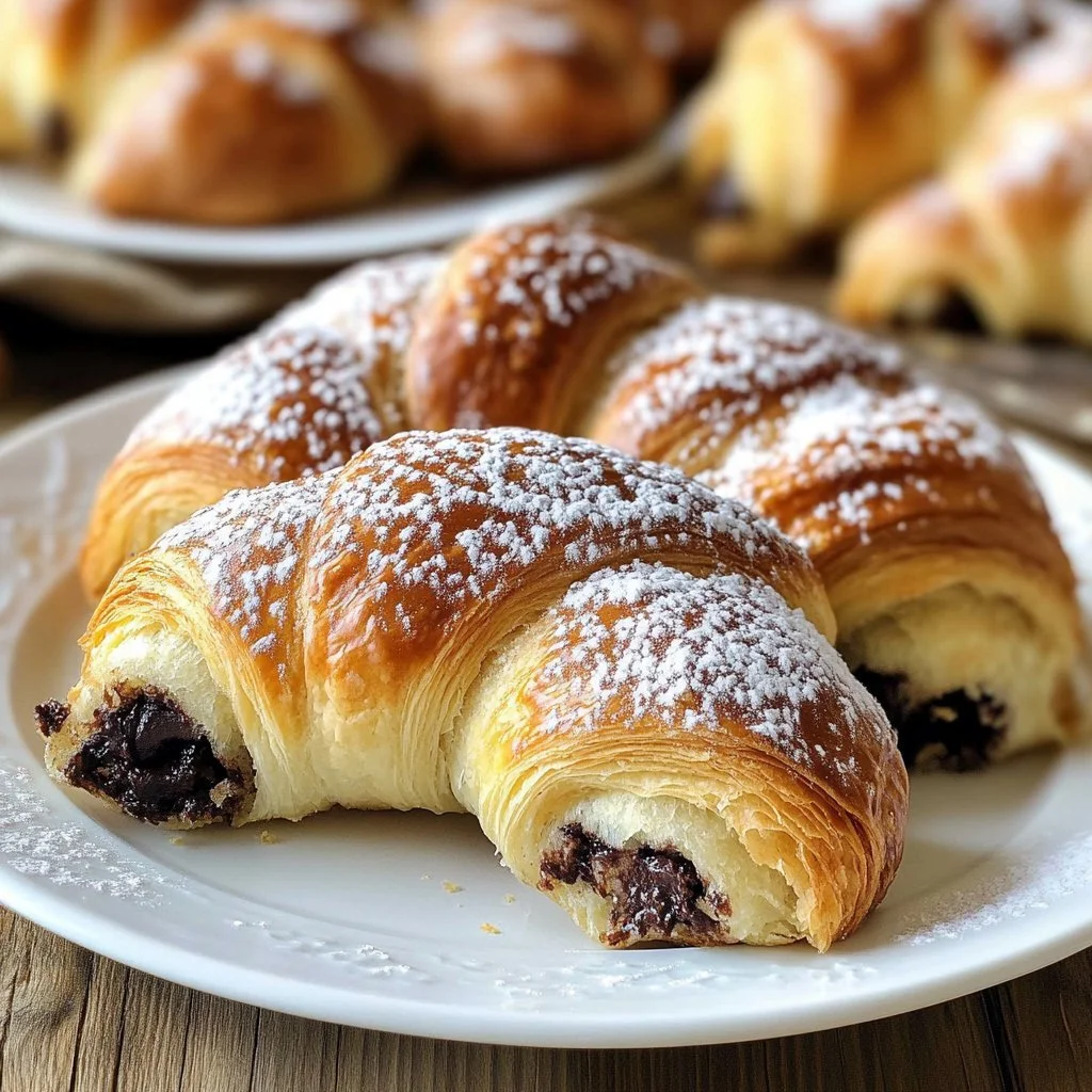 Joghurtbrötchen mit Schokoladenstückchen auf einem Holzbrett