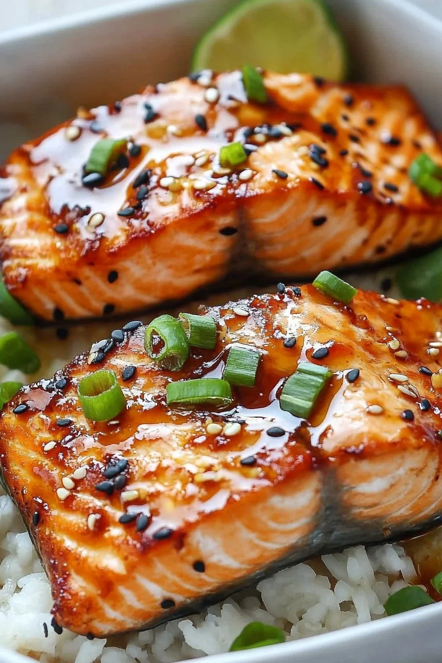 Teriyaki-Glasierter Lachs