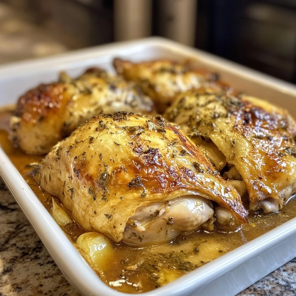Leckeres Ofen-Roast-Hähnchen frisch aus dem Ofen