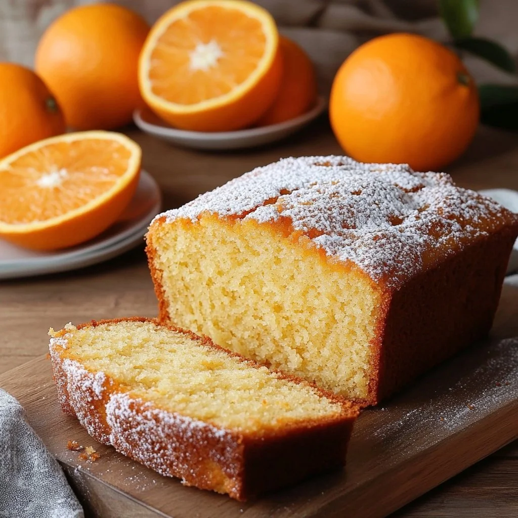 Saftige Orangentorte mit frischen Orangen und cremiger Glasur