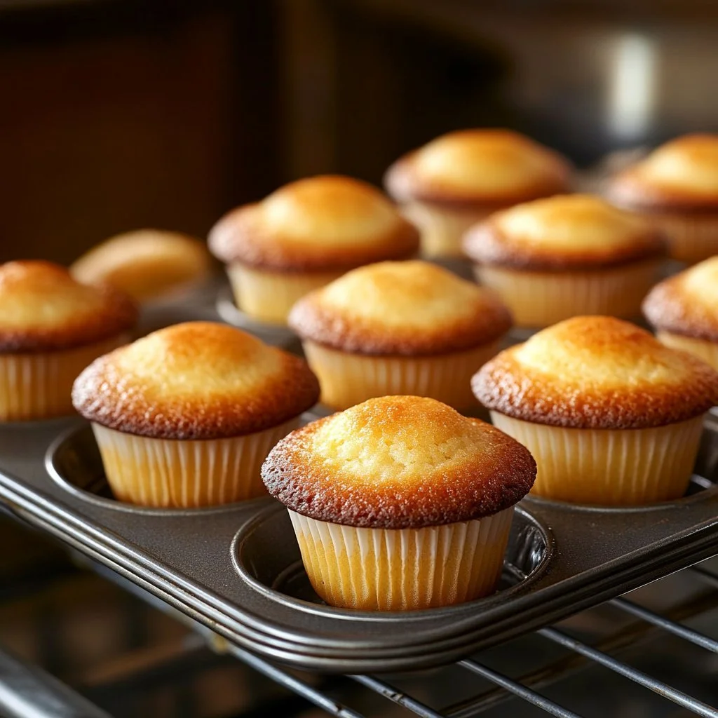 Leckere spanische Muffins frisch aus dem Ofen