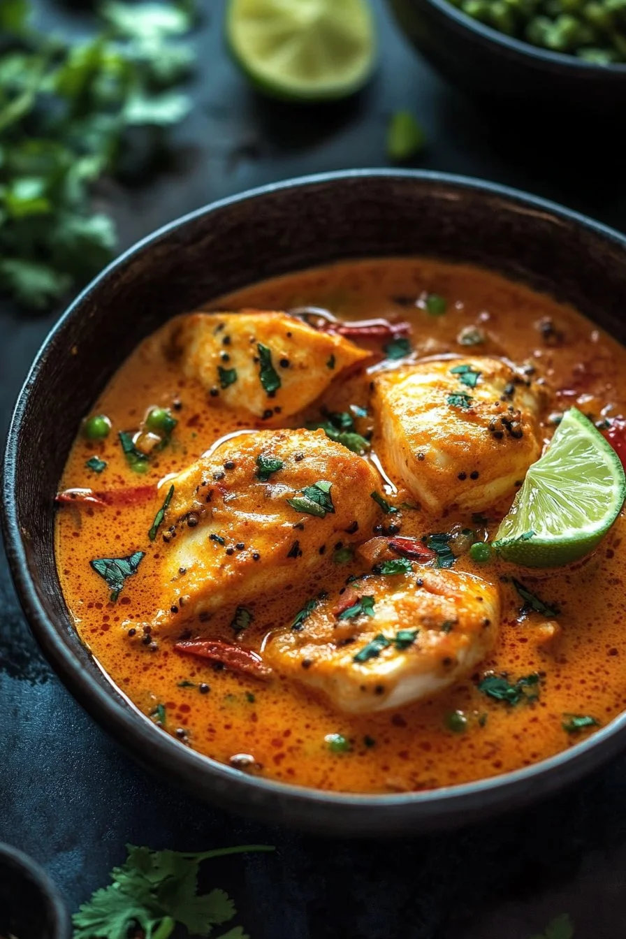 Fischcurry mit Kokosnuss