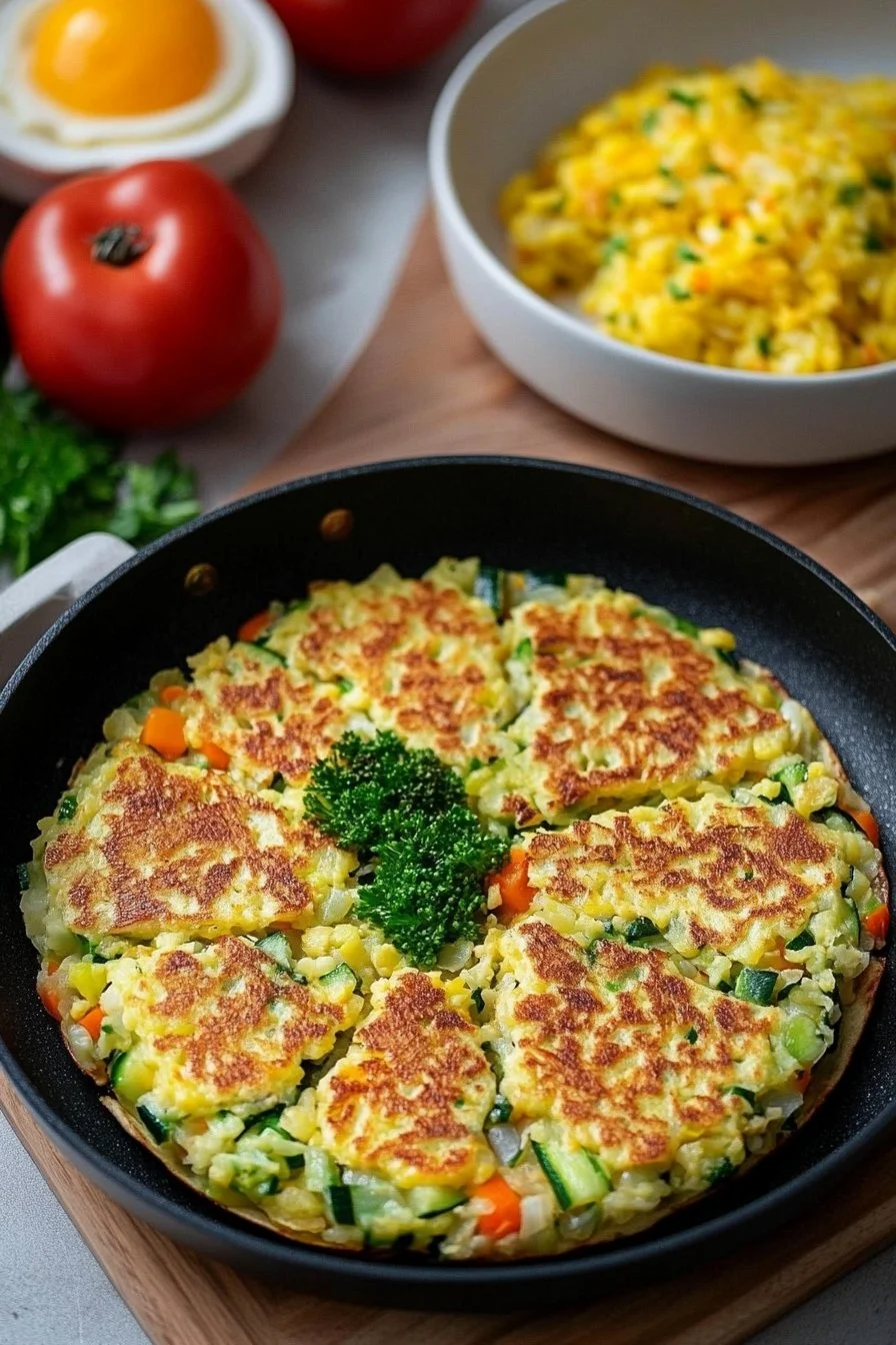 Nährstoffreiche Gemüsetortilla