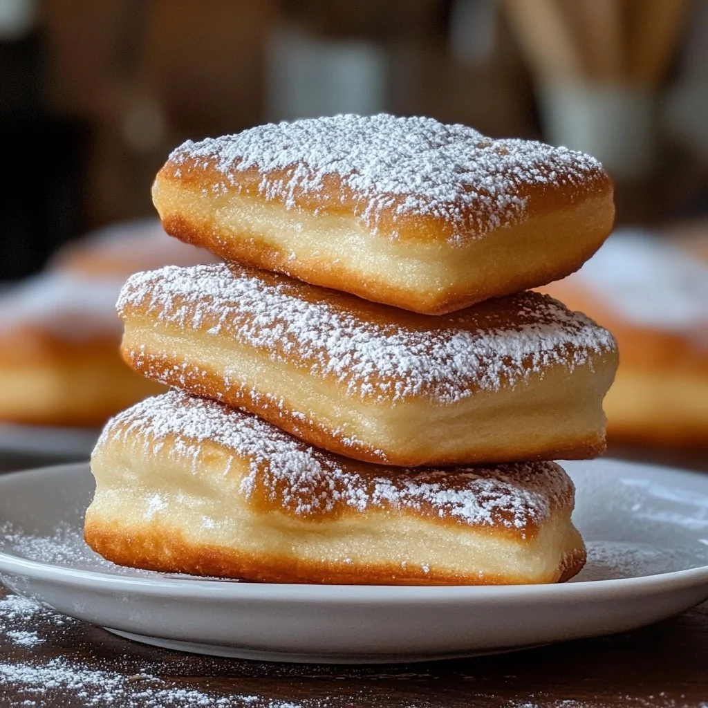 Leckere Vanille-Buñuelos auf einem Teller, goldbraun und knusprig