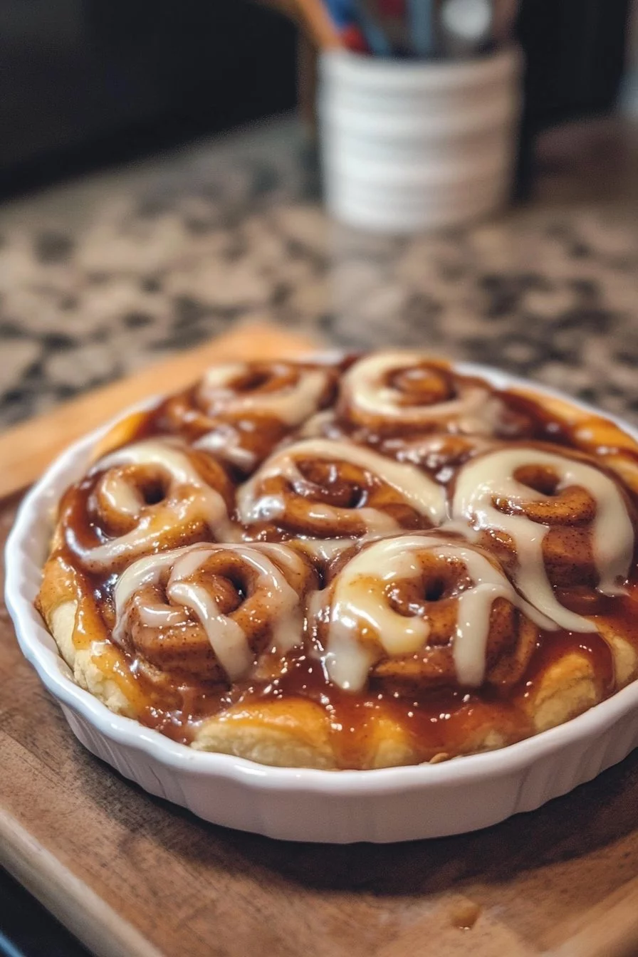 Apfelkuchen-Zimtschnecken