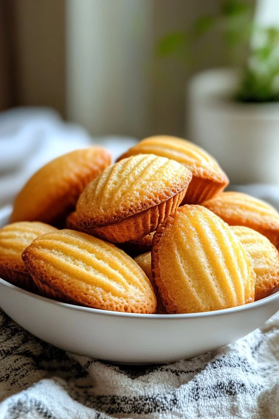 Wie man Madeleines macht, die typischen französischen Muffins