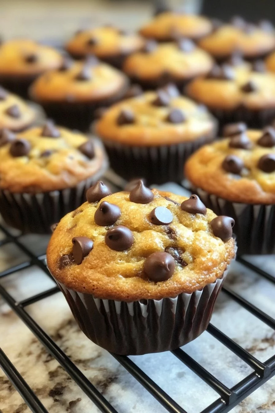 Incredible Bananen-Muffins mit Schokoladenstückchen