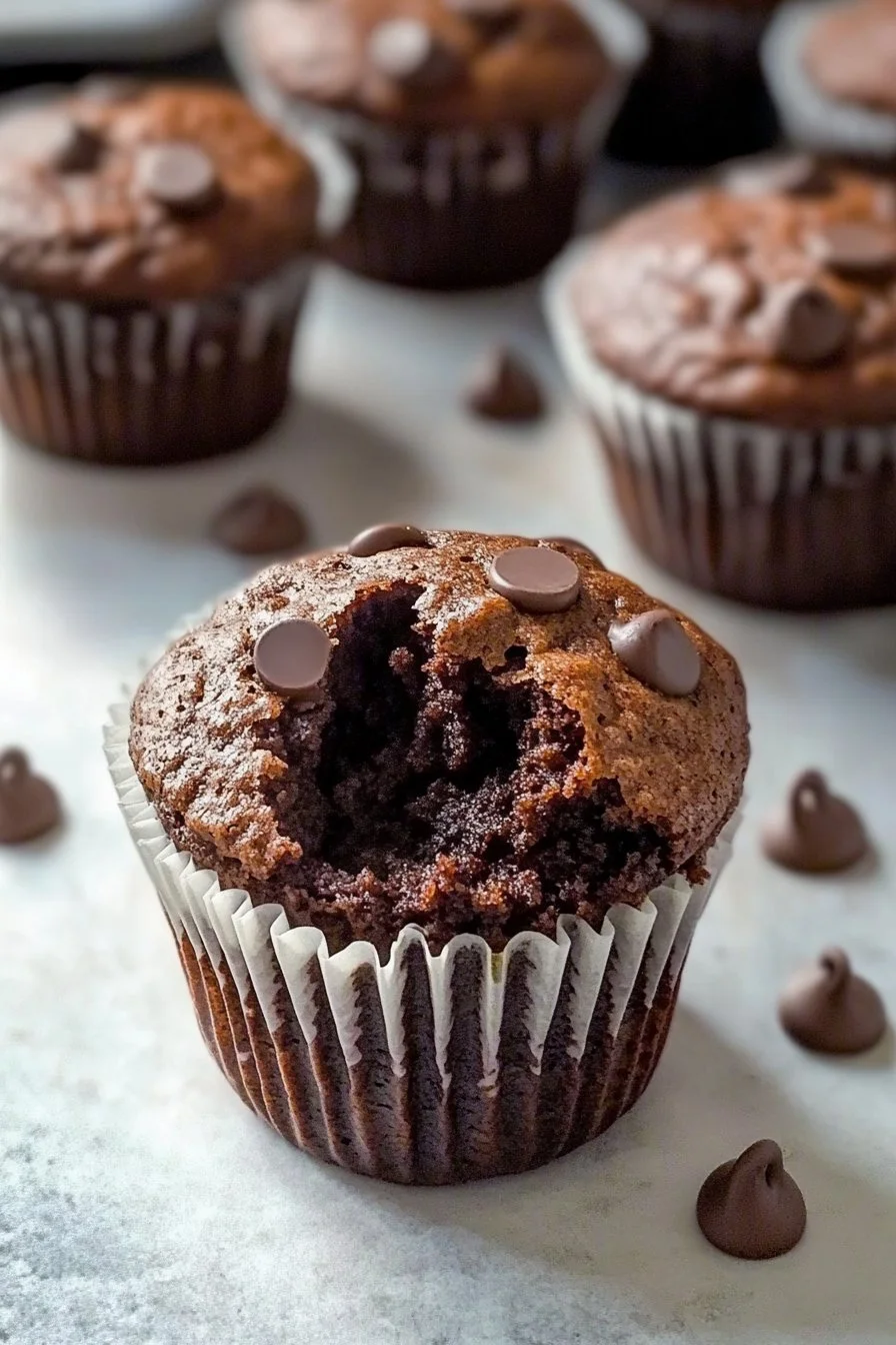 Doppelschokoladenmuffins