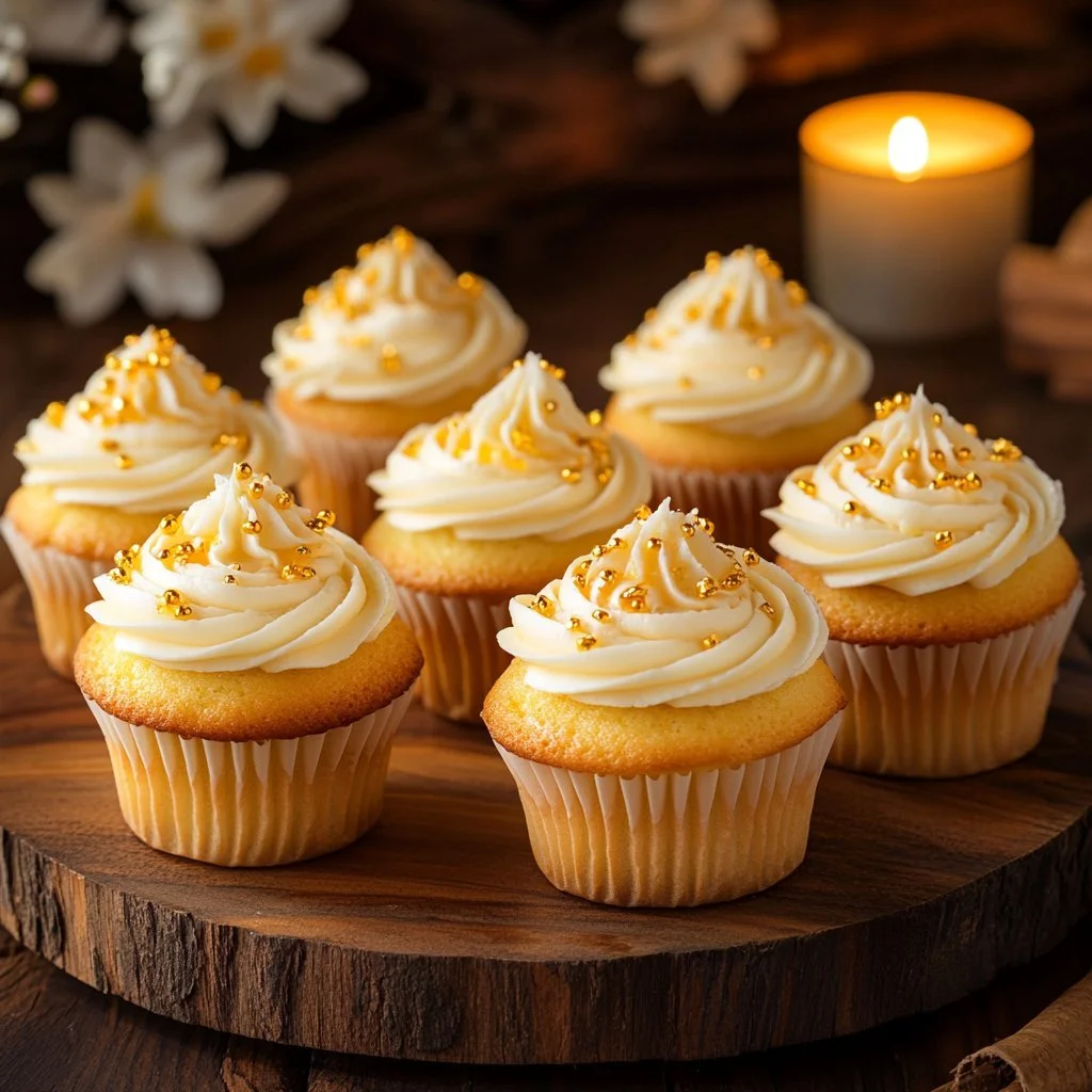 Leckere Zitronenmuffins mit frischem Zitronengeschmack auf einem Teller