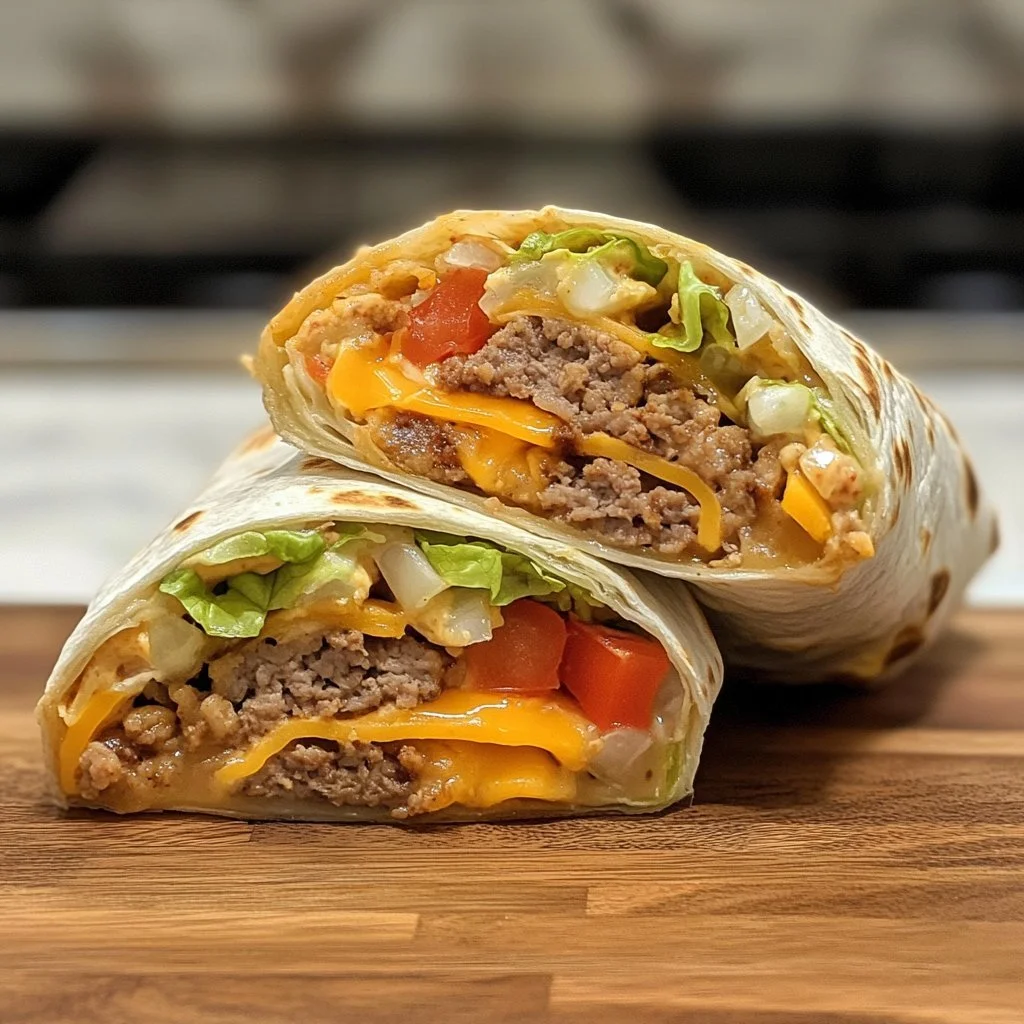 Big Mac Wrap mit frischen Zutaten und besonderer Sauce