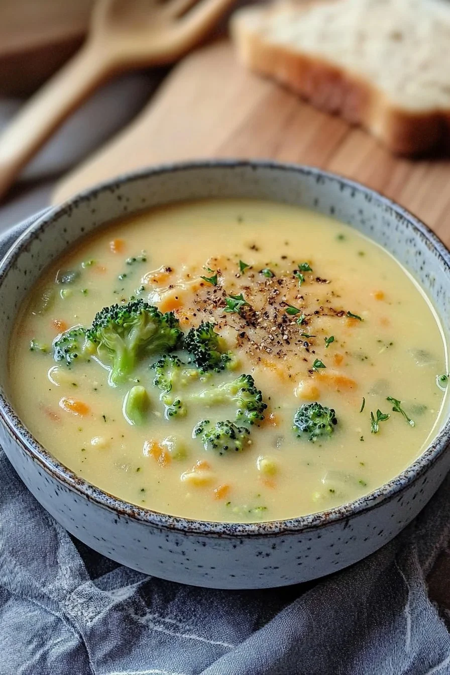 Brokkoli-Cheddar-Suppe