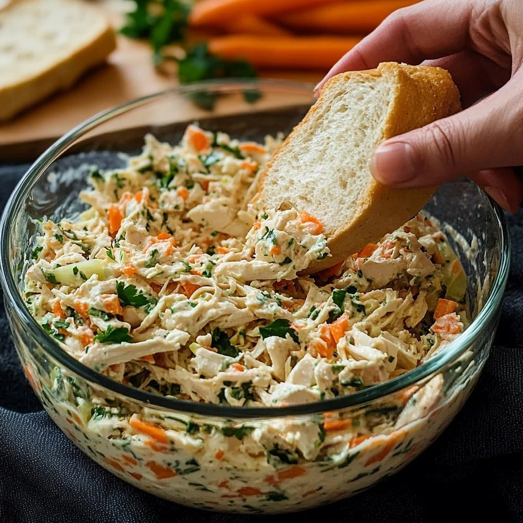 Cremige Hähnchensandwiches mit frischen Zutaten und herzhaftem Geschmack.