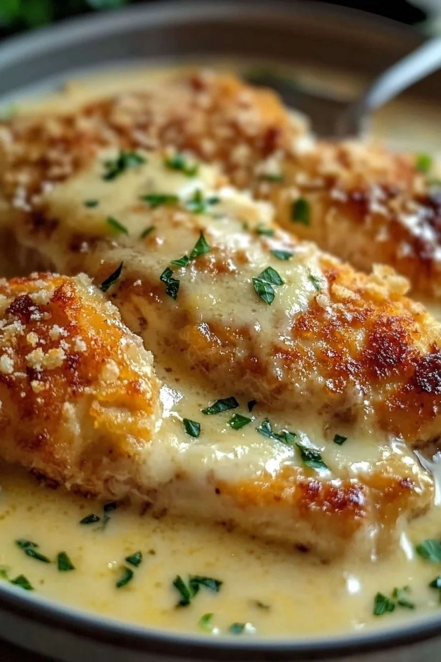Cremige Parmesan-Hähnchen