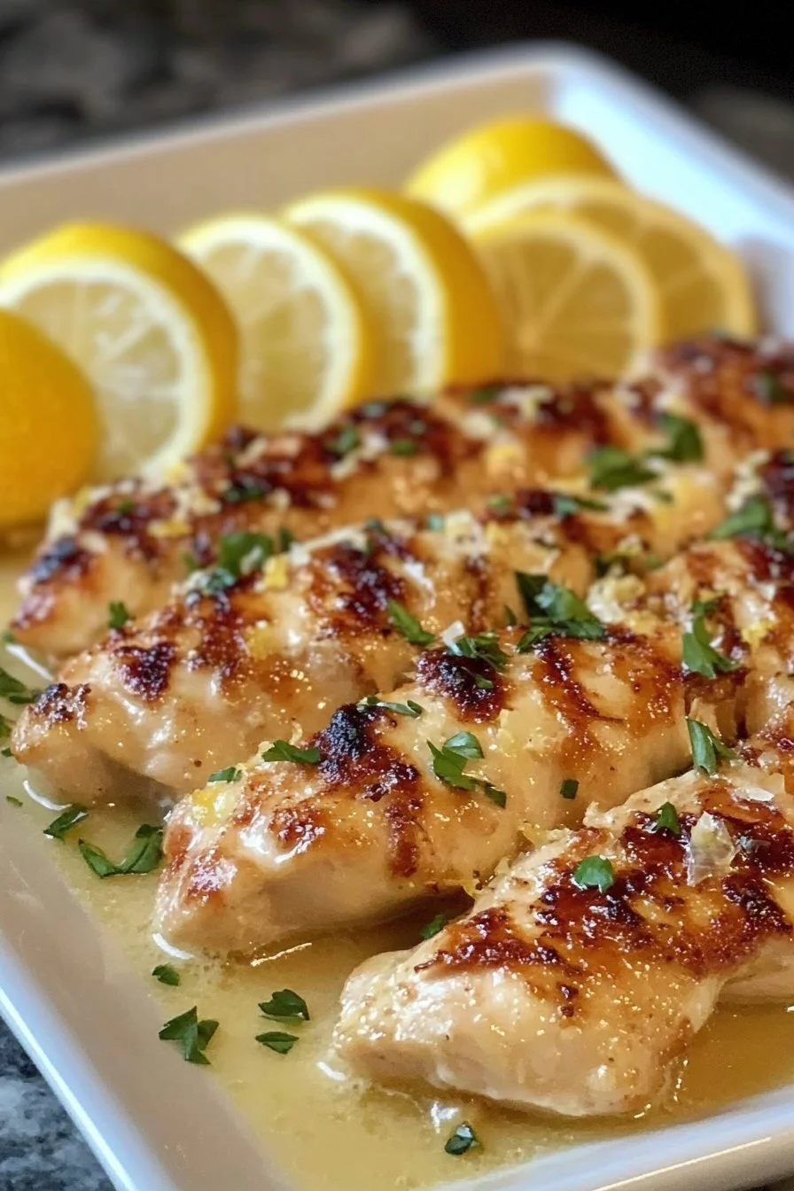 Cremige Zitronenhähnchen