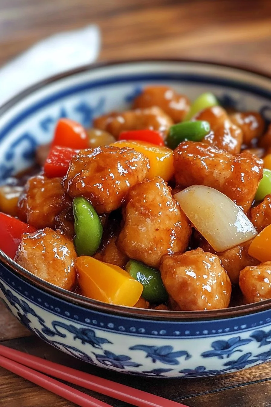 Einfaches süß-saures Hähnchen